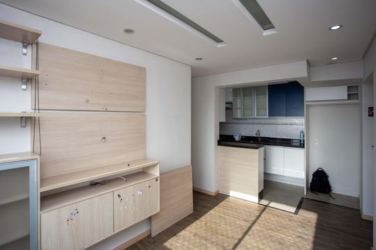 Sala de apartamento para alugar com 2 quartos, 45m² em Canhema, Diadema