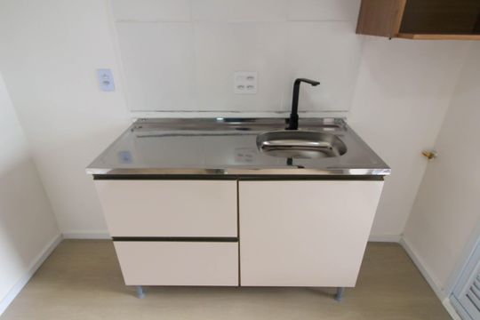 Cozinha de apartamento à venda com 2 quartos, 31m² em Vila Santa Clara, São Paulo