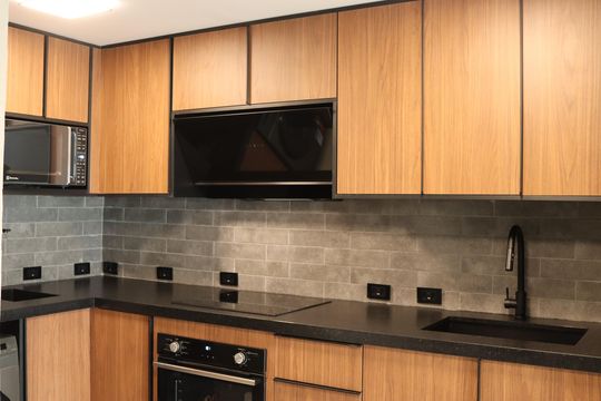 Cozinha de apartamento à venda com 2 quartos, 90m² em Alphaville Industrial, Barueri
