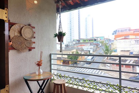 Varanda do Quarto 1  de casa à venda com 3 quartos, 230m² em Vila Rosa, São Bernardo do Campo