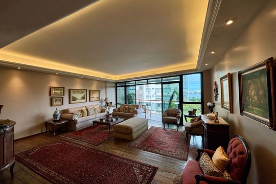 Sala de apartamento à venda com 4 quartos, 311m² em Lagoa, Rio de Janeiro
