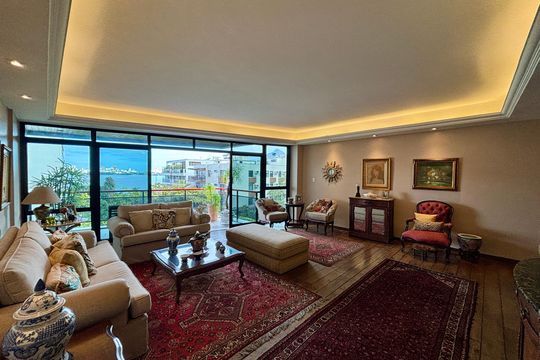 Sala de apartamento à venda com 4 quartos, 311m² em Lagoa, Rio de Janeiro