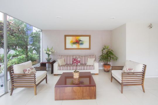 Área comum de apartamento para alugar com 3 quartos, 110m² em Brooklin, São Paulo