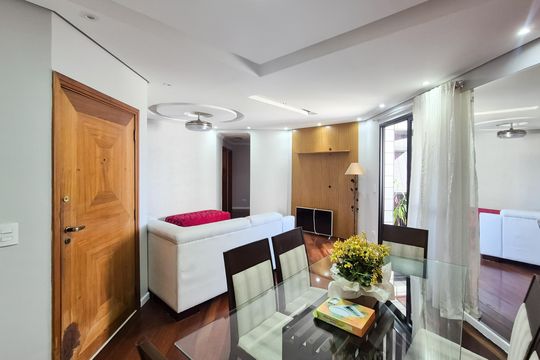 Sala de apartamento para alugar com 5 quartos, 149m² em Baeta Neves, São Bernardo do Campo