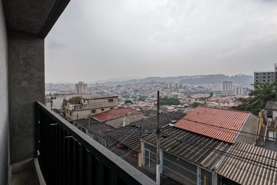 Varanda  de kitnet/studio à venda com 2 quartos, 43m² em Jardim Maristela, São Paulo