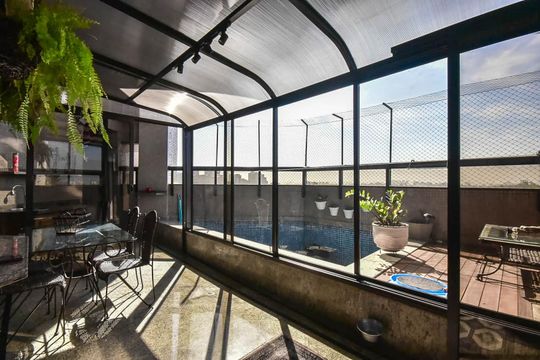 Varanda de apartamento à venda com 4 quartos, 228m² em Morumbi, São Paulo