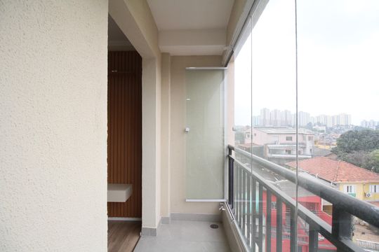 Varanda de apartamento para alugar com 2 quartos, 43m² em Jardim Tres Irmaos, Taboão da Serra