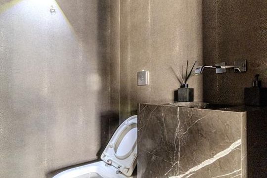 Lavabo de casa de condomínio à venda com 2 quartos, 107m² em Higienópolis, São Paulo