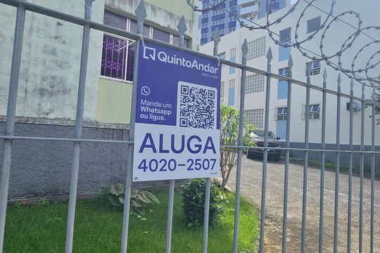 Placa de kitnet/studio para alugar com 1 quarto, 12m² em Graça, Salvador