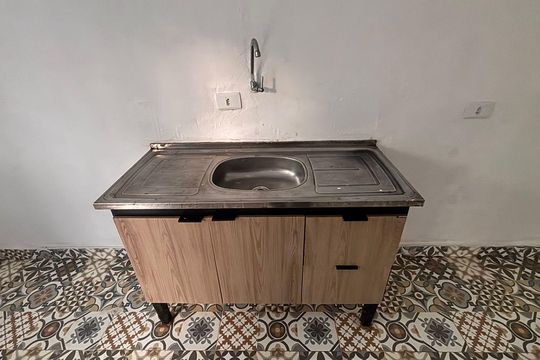 Cozinha de casa para alugar com 2 quartos, 50m² em Granja Viana, Cotia