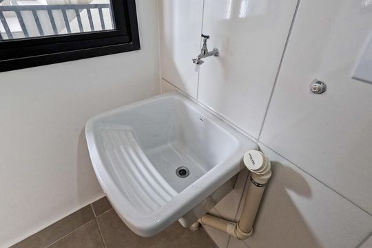 Área de Serviço de kitnet/studio à venda com 1 quarto, 25m² em Vila Cruz das Almas, São Paulo