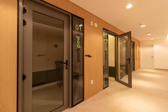 Área comum - Coworking de apartamento para alugar com 2 quartos, 77m² em Pinheiros, São Paulo