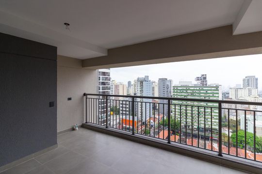 Varanda de apartamento para alugar com 2 quartos, 77m² em Pinheiros, São Paulo