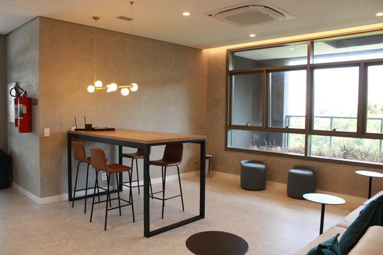 Área comum de kitnet/studio para alugar com 1 quarto, 24m² em Chácara Klabin, São Paulo