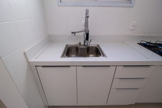 Cozinha de apartamento para alugar com 3 quartos, 70m² em Jardim Clarice I, Votorantim