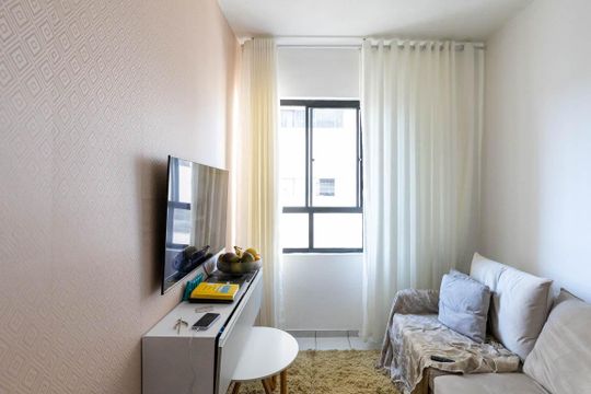 Sala de apartamento à venda com 1 quarto, 38m² em Sé, São Paulo
