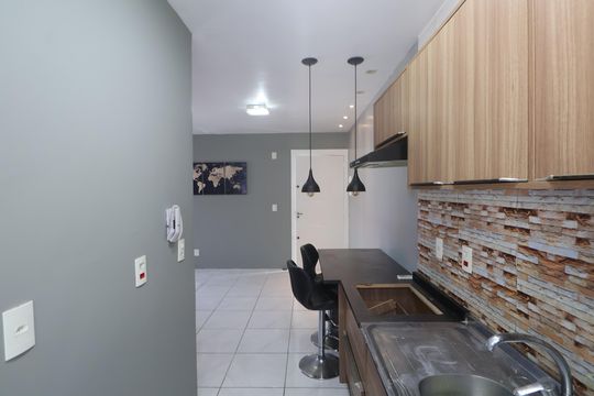 Cozinha e Área de Serviço de apartamento à venda com 2 quartos, 63m² em Igara, Canoas