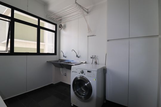 Área de Serviço de apartamento à venda com 3 quartos, 176m² em Jardim, Santo André