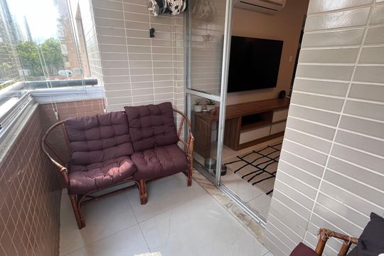 Varanda de apartamento para alugar com 2 quartos, 62m² em Barra da Tijuca, Rio de Janeiro
