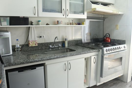 Cozinha de apartamento à venda com 3 quartos, 108m² em Santa Paula, São Caetano do Sul