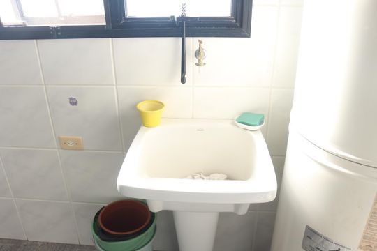 Área de Serviço de apartamento à venda com 3 quartos, 108m² em Santa Paula, São Caetano do Sul