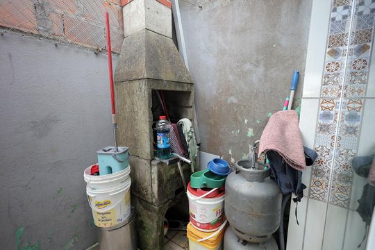 Churrasqueira de casa à venda com 3 quartos, 125m² em Jardim Santo Alberto, Santo André