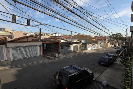 Visão do Quintal de casa à venda com 3 quartos, 125m² em Jardim Santo Alberto, Santo André