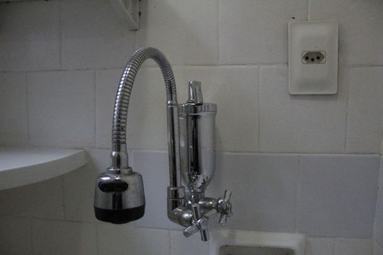 Cozinha de apartamento para alugar com 1 quarto, 20m² em Tijuca, Rio de Janeiro