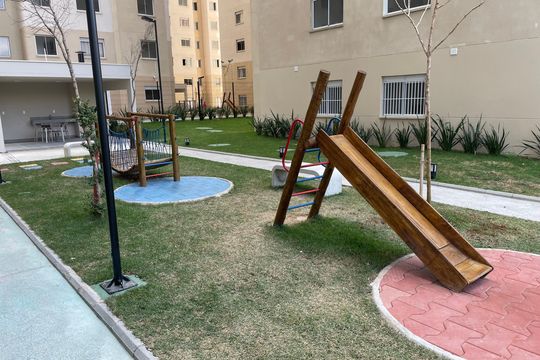 Área comum - Playground de apartamento para alugar com 2 quartos, 32m² em Parque Novo Mundo, São Paulo