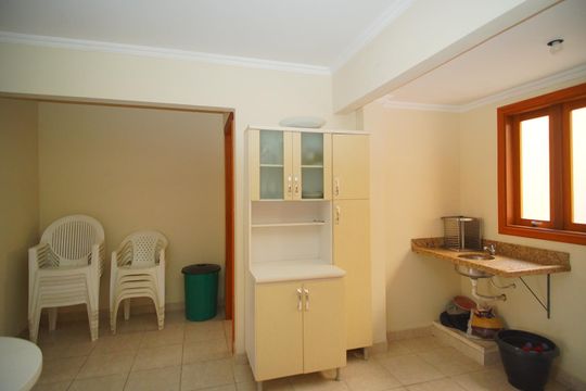 Área Comum - Salão de Festas de apartamento à venda com 3 quartos, 99m² em Vila Ipiranga, Porto Alegre