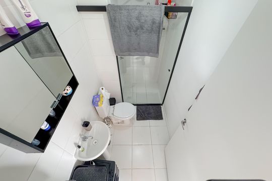 Banheiro de apartamento à venda com 2 quartos, 35m² em Ipiranga, São Paulo