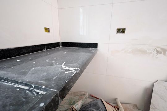 Cozinha de casa de condomínio à venda com 3 quartos, 129m² em Vila Metalúrgica, Santo André