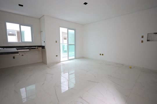 Sala/Cozinha de casa de condomínio à venda com 2 quartos, 117m² em Vila Metalúrgica, Santo André