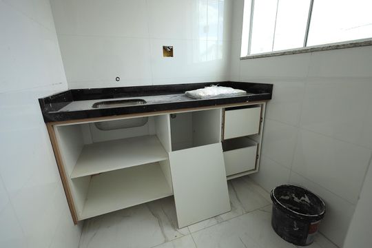 Área de Serviço de casa de condomínio à venda com 3 quartos, 117m² em Vila Metalúrgica, Santo André