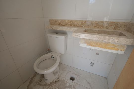 Banheiro Cobertura / Área Gourmet de casa de condomínio à venda com 2 quartos, 129m² em Vila Metalúrgica, Santo André