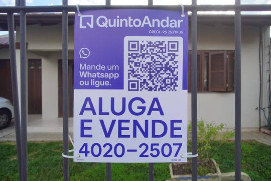 Placa de casa à venda com 2 quartos, 124m² em Guarani, Novo Hamburgo
