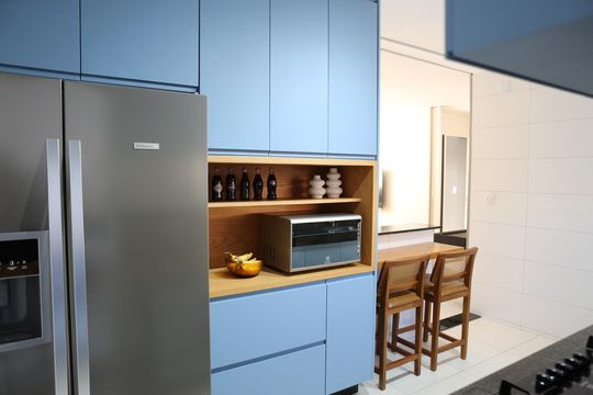 Cozinha de apartamento à venda com 2 quartos, 65m² em Inconfidentes, Contagem