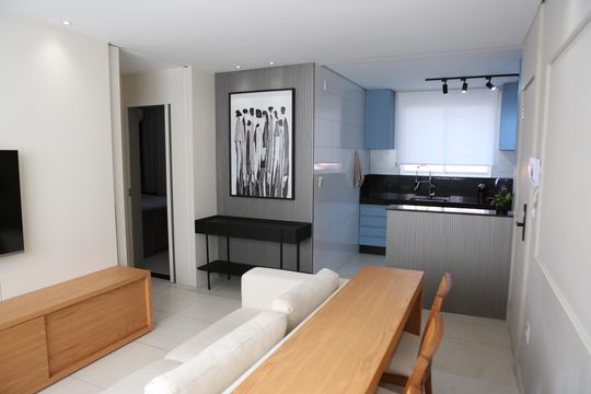 Sala de apartamento à venda com 2 quartos, 65m² em Inconfidentes, Contagem