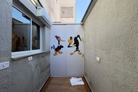 Área gourmet de apartamento à venda com 2 quartos, 63m² em Vila Santo Alberto, Santo André