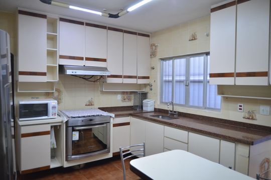 Cozinha de casa para alugar com 6 quartos, 243m² em Vila América, Santo André