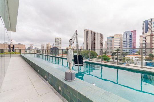 Área comum - Piscina de apartamento à venda com 2 quartos, 86m² em Pinheiros, São Paulo