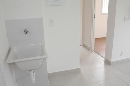 Cozinha e Área de Serviço de apartamento para alugar com 2 quartos, 32m² em Parque Novo Mundo, Guarulhos