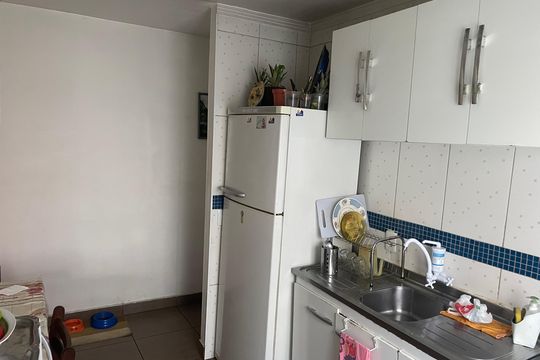 Cozinha de apartamento à venda com 2 quartos, 55m² em Ponte Grande, Guarulhos