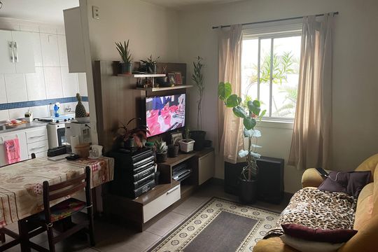 Sala de apartamento à venda com 2 quartos, 55m² em Ponte Grande, Guarulhos