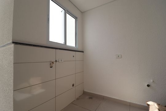 Área de Serviço de apartamento à venda com 2 quartos, 123m² em Vila Vilma, Santo André