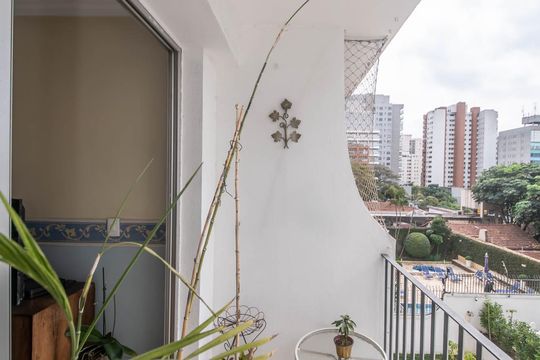 Sacada de apartamento à venda com 2 quartos, 65m² em Campo Belo, São Paulo