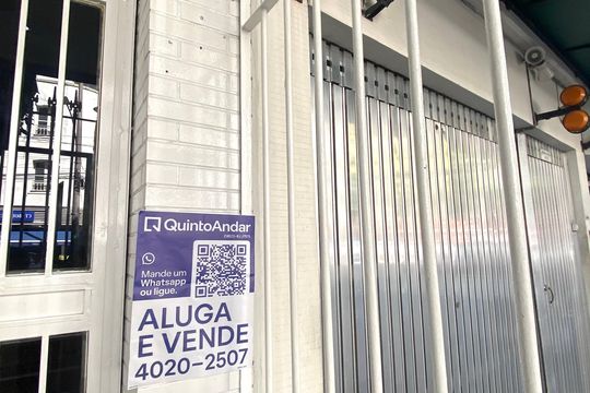 Placa de apartamento para alugar com 1 quarto, 35m² em Leblon, Rio de Janeiro