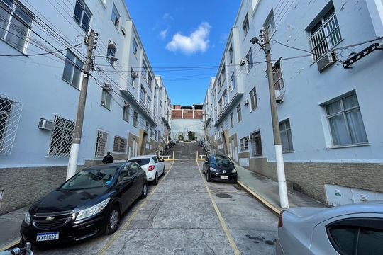 Fachada de apartamento à venda com 1 quarto, 39m² em Andaraí, Rio de Janeiro