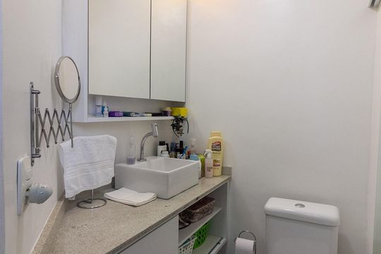 Banheiro da Suíte  de apartamento à venda com 3 quartos, 69m² em Jardim Taquaral, São Paulo