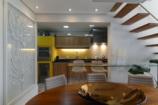 Cozinha de apartamento para alugar com 1 quarto, 105m² em Parque do Morumbi, São Paulo